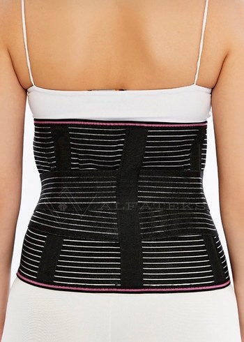 Siyah Kısa Sıkılaştırıcı Doğum Korsesi - Görsel 6