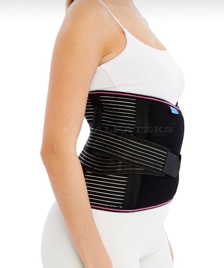 Siyah Kısa Sıkılaştırıcı Doğum Korsesi - Görsel 5