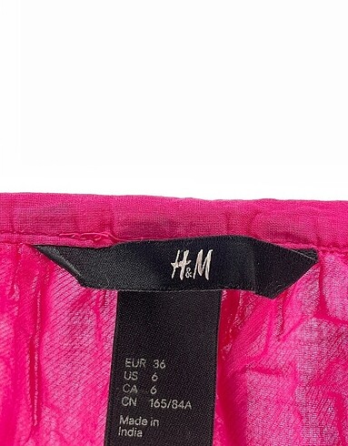 s Beden pembe Renk H&m bluz yeni çok şık s/m uyumlu