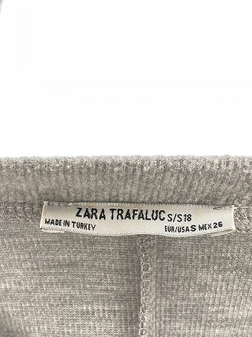 s Beden gri Renk Zara bluz yeni çok şık s/m uyumlu