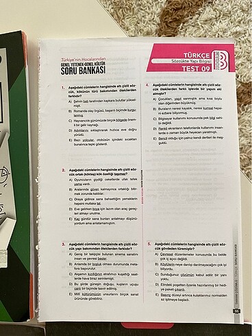 Beden Matematik ve türkçe soru bankası yeni