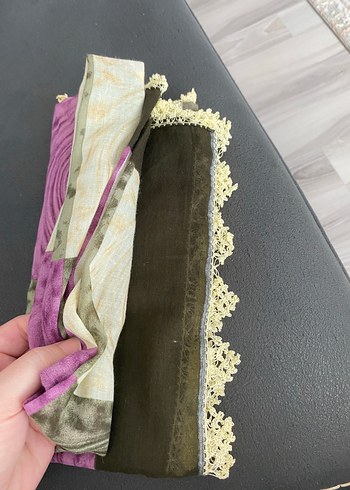 Beden haki Renk Sık iğne oyası yeni tülbent
