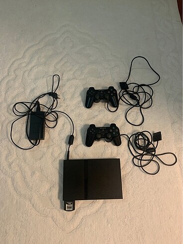 Playstation2+tüm oyunları+kolar