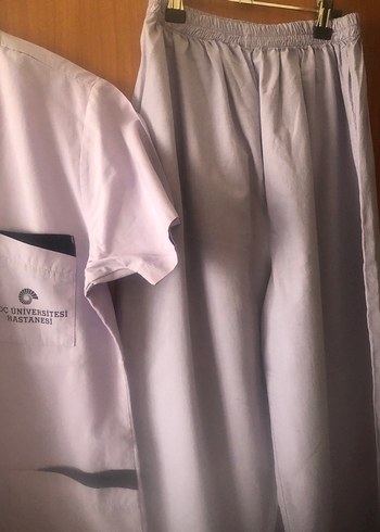 Mor V Yakalı Hastane kıyafeti - Görsel 3