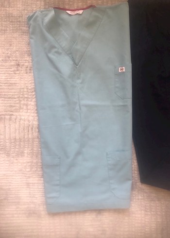 Mavi Kısa Kollu Hastane Kıyafeti - Görsel 5