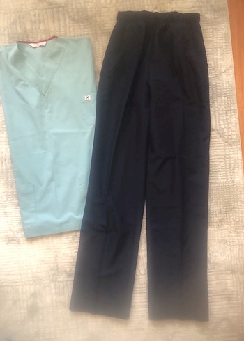 Mavi Kısa Kollu Hastane Kıyafeti - Görsel 3