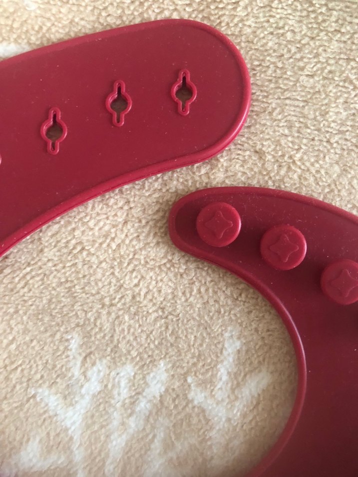 Bordo GS Baskılı Bebek Önlüğü - Görsel 4