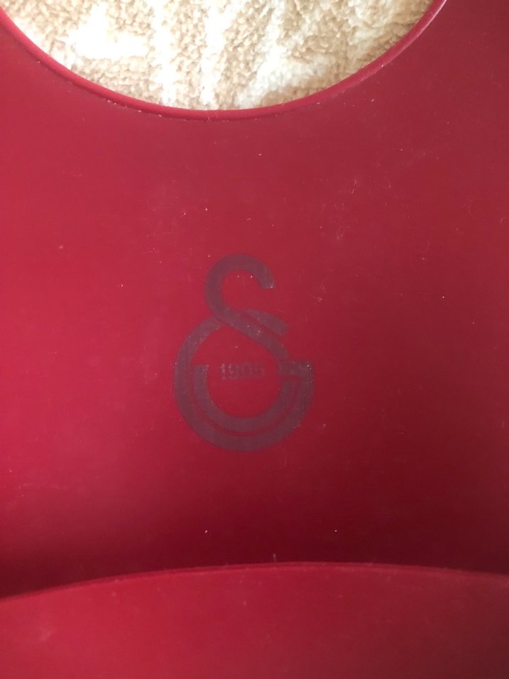 Bordo GS Baskılı Bebek Önlüğü - Görsel 2