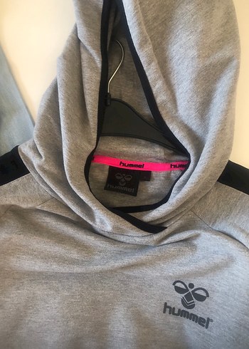 s Beden gri Renk Gri Uzun Kollu Hummel Sweatshirt