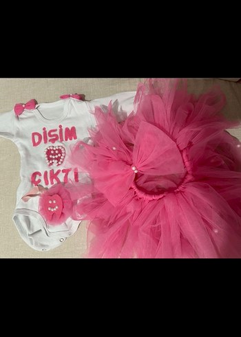 Diğer Pembe diş kostümü