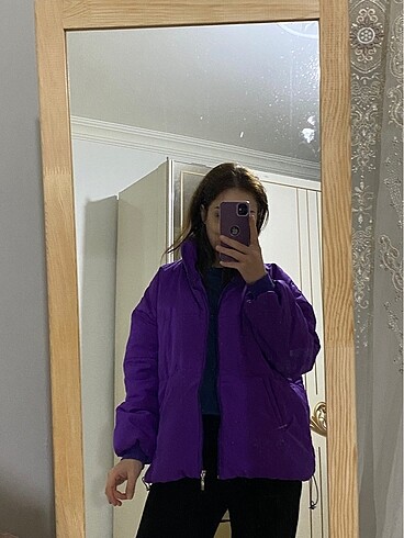 m Beden Şişme mont oversize SON FİYAT TAKAS OLUR