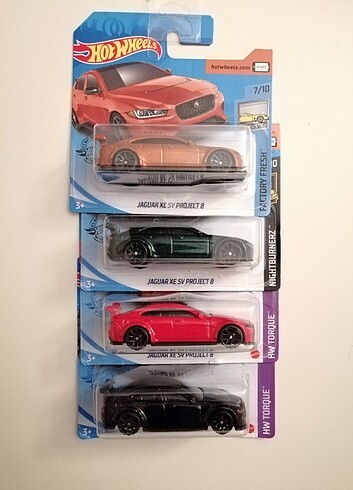 Hot Wheels 4Jaguar ve Audi RS lot
