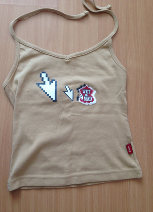Boyundan bağlamalı t-shirt