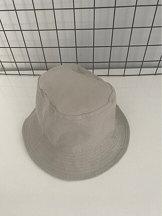 Gri bucket şapka