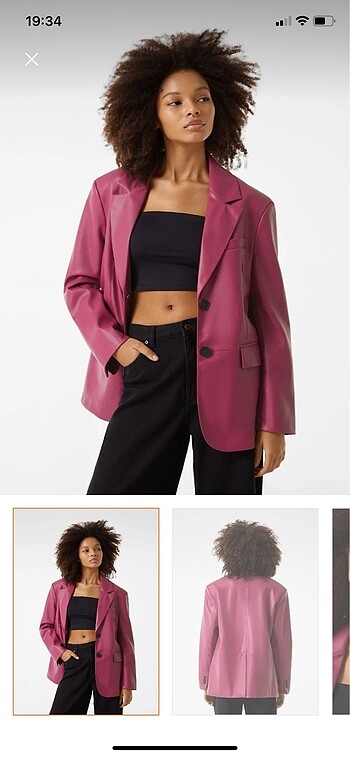 Deri Blazer Ceket