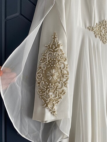 Beyaz elbise abiye - Görsel 3