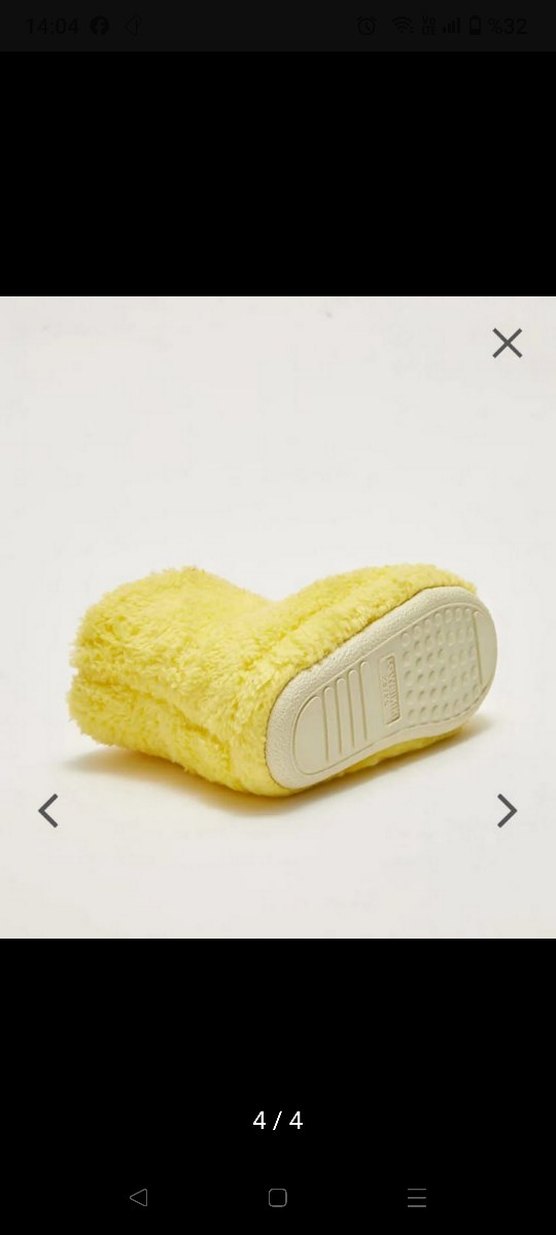 Özel Sarı Kürklü Sıcak Ev Terliği - Görsel 3