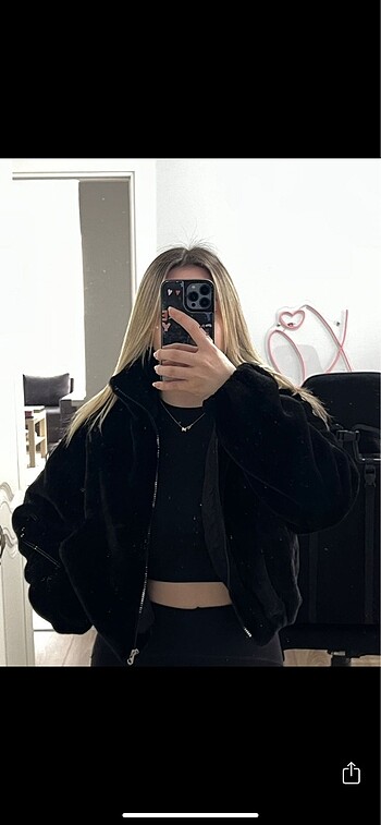 Pull&Bear astarlı suni kürk mont