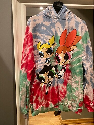 Batik Desen Power Puff Girls Hoodie