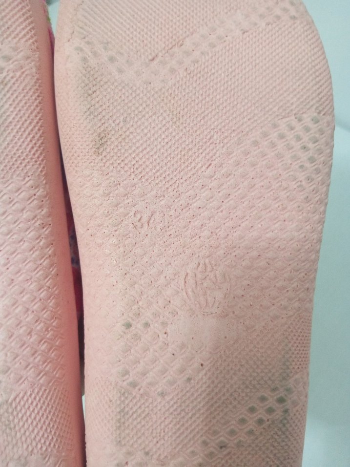 Renkli Yıldız Desenli Kız Terliği Velcro - Görsel 4