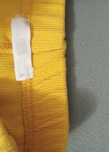 Sarı Kız Çocuk Tayt - Görsel 2