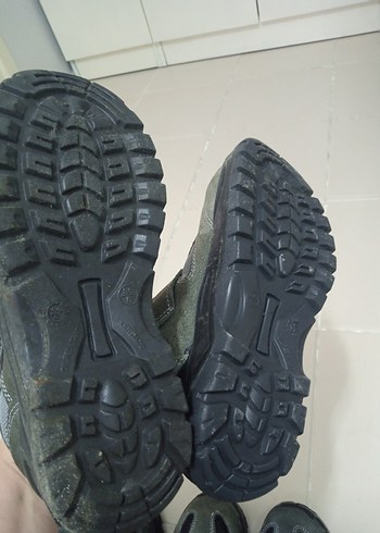 Gri Erkek Spor Ayakkabı Cırt Cırtlı - Görsel 4