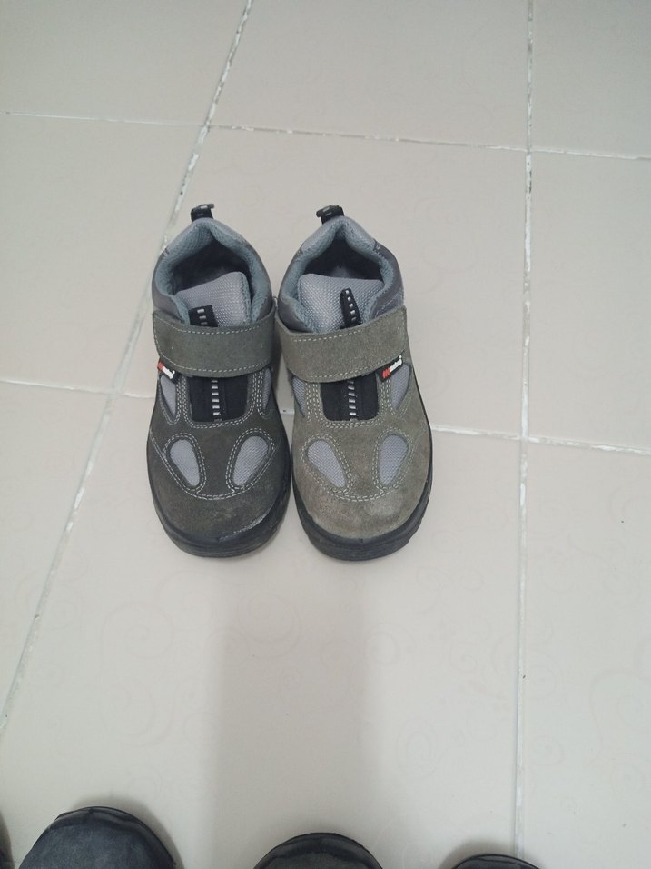 Gri Erkek Spor Ayakkabı Cırt Cırtlı - Görsel 2