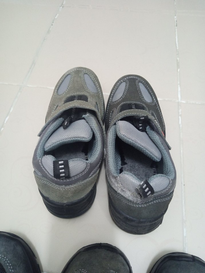 Gri Erkek Spor Ayakkabı Cırt Cırtlı - Görsel 5