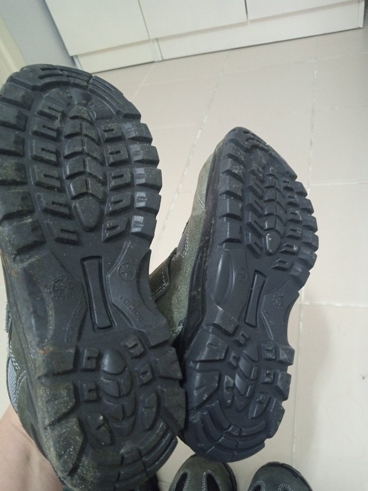 Gri Erkek Spor Ayakkabı Cırt Cırtlı - Görsel 4