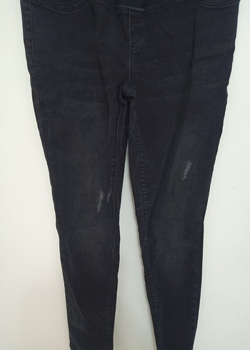 Siyah Kemerli Hamile Kot Pantolon - Görsel 2