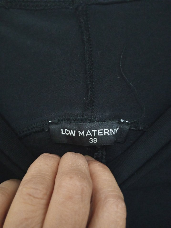 Siyah Kemerli Hamile Kot Pantolon - Görsel 4