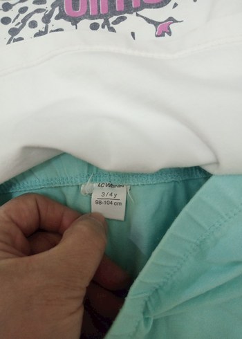 Kız Çocuk Baskılı Pamuklu Takım - Görsel 2