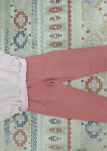 Pembe Kız Eşofman Takımı, Pamuk, Baskılı - Görsel 3