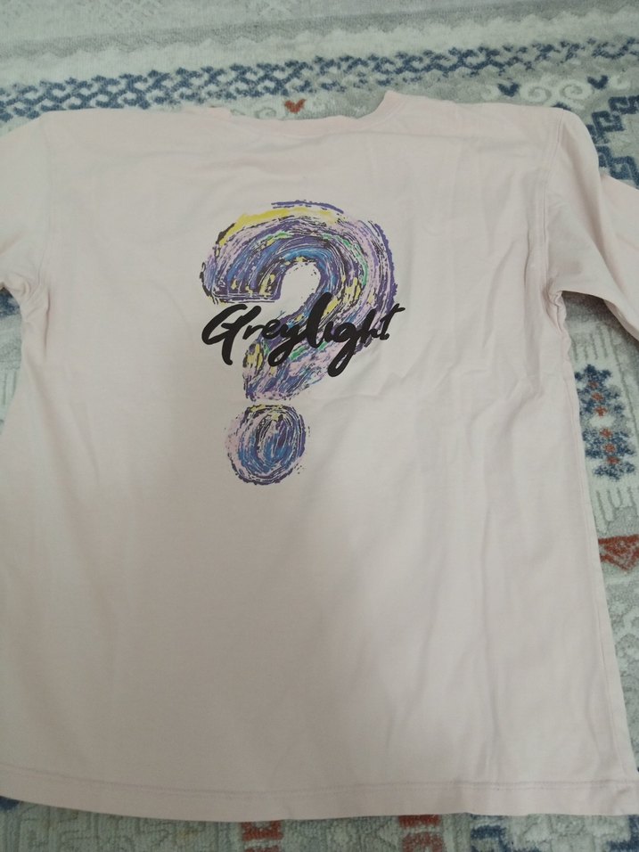 çocuk Beyaz Pamuklu Kısa Kollu Tişört - Görsel 4