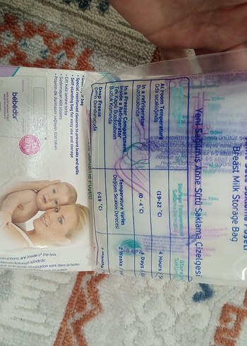 Bebedt Anne Sütü Saklama Poşeti 200 ml - Görsel 6