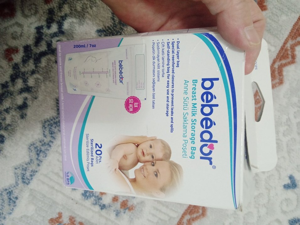 Bebedt Anne Sütü Saklama Poşeti 200 ml - Görsel 2