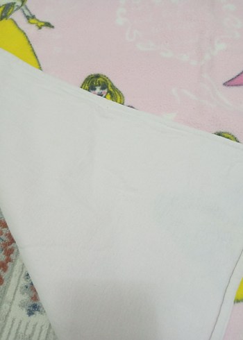 Renkli Baskılı Pembe Çocuk Battaniyesi - Görsel 5