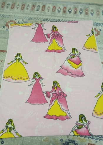 Renkli Baskılı Pembe Çocuk Battaniyesi - Görsel 2