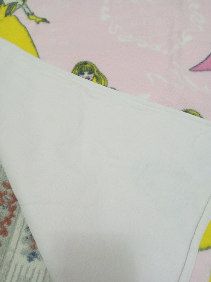 Renkli Baskılı Pembe Çocuk Battaniyesi - Görsel 5