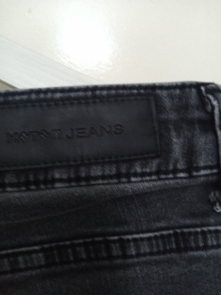 Gri Rahat Kesim Erkek Denim Pantolon - Görsel 3