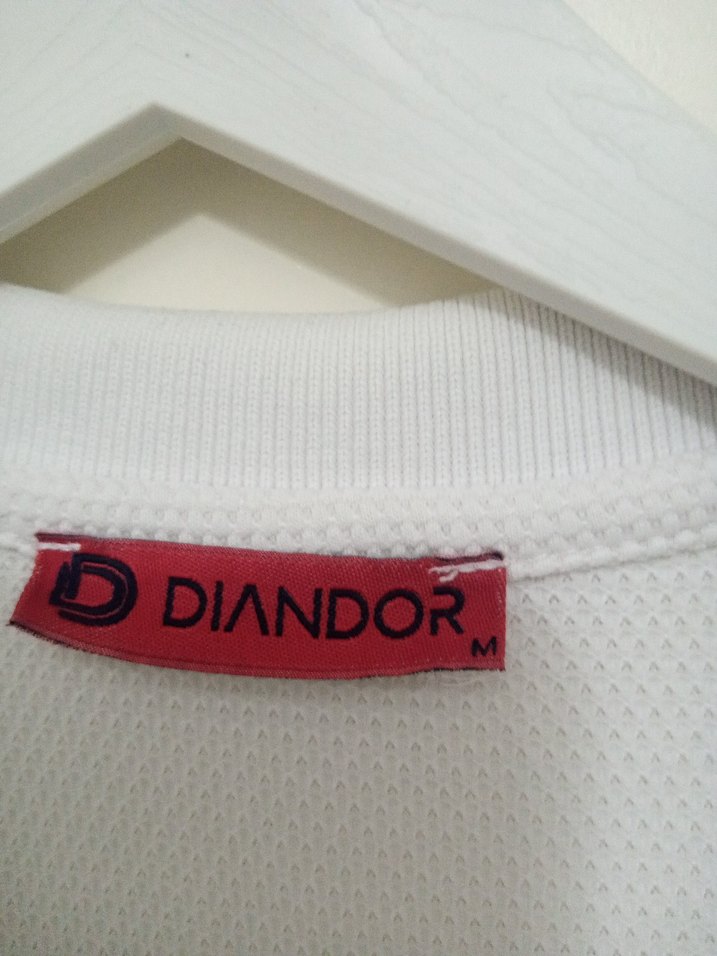 Erkek Beyaz Kısa Kollu Polo Tişört - Görsel 3