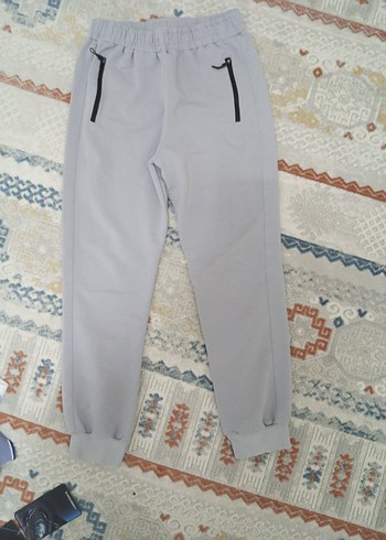 Gri Fermuarlı Rahat Kesim çocuk eşofman - Görsel 2