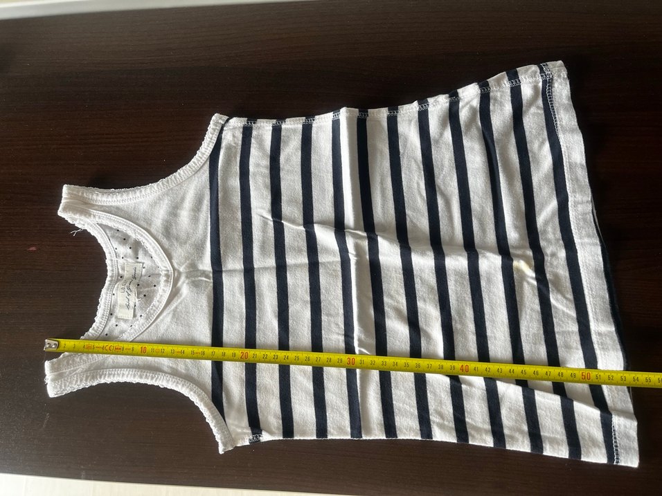 Gri Beyaz Çizgili Çocuk Atlet - Görsel 2