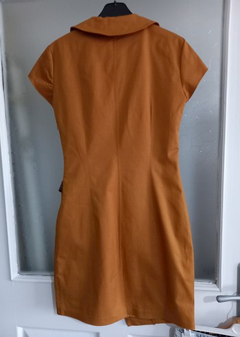 Niff Marka Kemer Detaylı Kumaş Ofis Elbisesi - Görsel 8