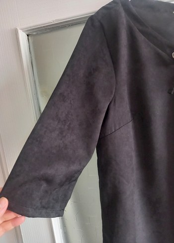 LC Waikiki Marka Süet Antrasit Elbise - Görsel 2