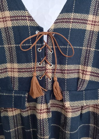 Miss Poem Marka Yünlü Kumaş Salopet / Randa - Görsel 2