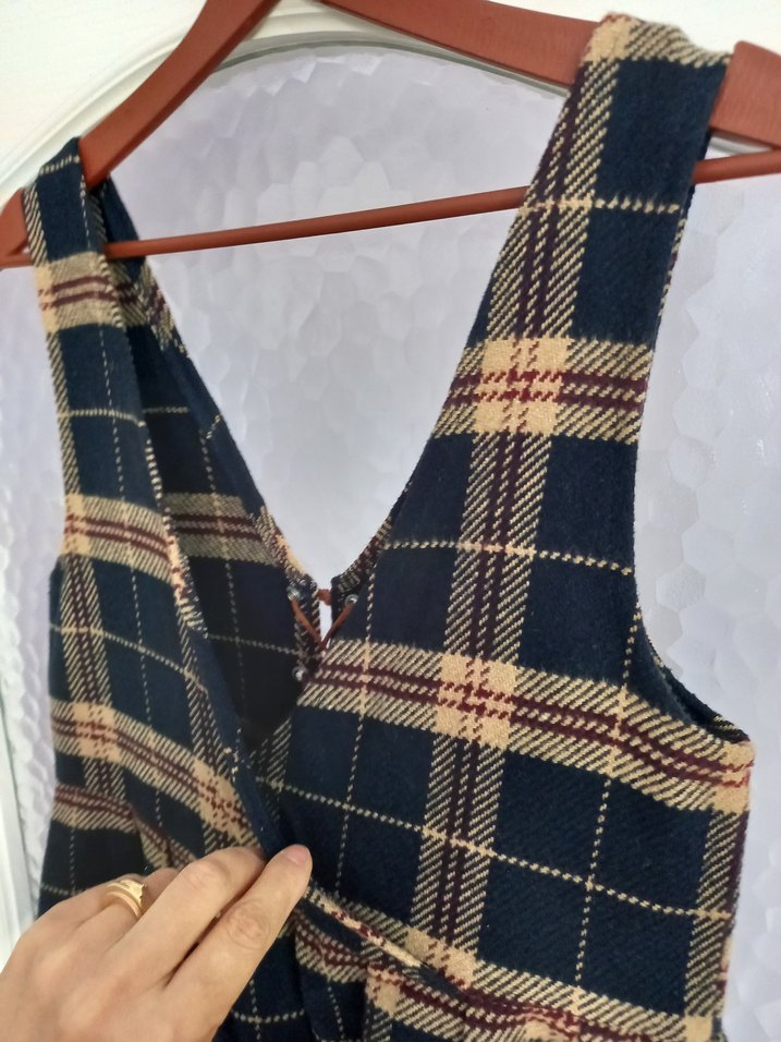 Miss Poem Marka Yünlü Kumaş Salopet / Randa - Görsel 5