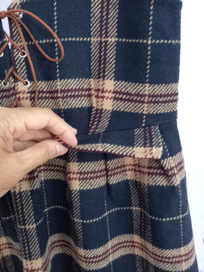 Miss Poem Marka Yünlü Kumaş Salopet / Randa - Görsel 4