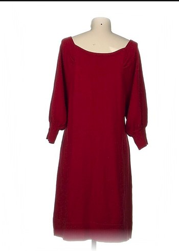 Mango Marka Kışlık Triko Elbise - Görsel 3