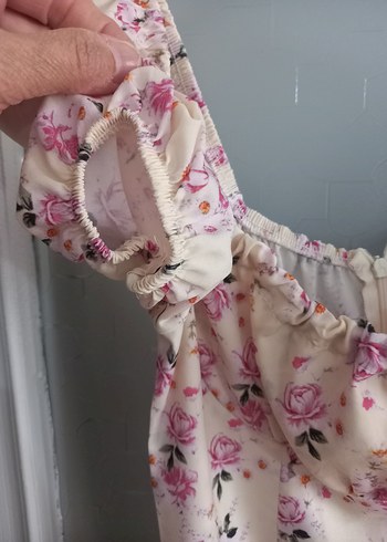 Şirin Yazlık Kısa Bohem Elbise - Görsel 4